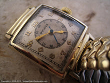 Load image into Gallery viewer, Bulova Square Doctor&#39;s Watch with Original Two Tone Dial, Manual, 25x25mm
