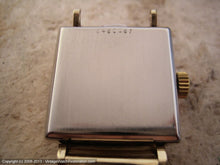Load image into Gallery viewer, Bulova Square Doctor&#39;s Watch with Original Two Tone Dial, Manual, 25x25mm

