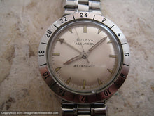 Load image into Gallery viewer, Bulova Accutron Astronaut and Original Signed Bracelet, Electric, Huge 38mm
