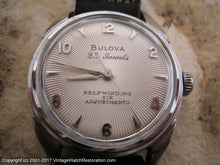 Load image into Gallery viewer, All Original Bulova 23 Jewel Sunburst Dial with Original Case and Tags, Automatic, 31mm
