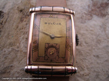 Load image into Gallery viewer, Bulova Two-Tone Dial in Rose-Gold Deco Case (OC1), Manual, 21.5x33m
