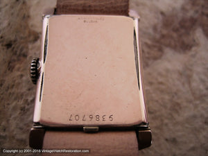 Bulova Two-Tone Dial in Rose-Gold Deco Case (OC1), Manual, 21.5x33m