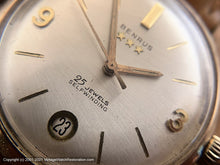 Load image into Gallery viewer, Benrus 3-Star 25 Jewel with Round Date Window at Bottom of Dial, Automatic, 34mm
