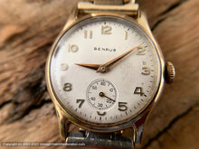Load image into Gallery viewer, Benrus White Dial and Original Kreisler Bracelet with Box , Manual, 30mm
