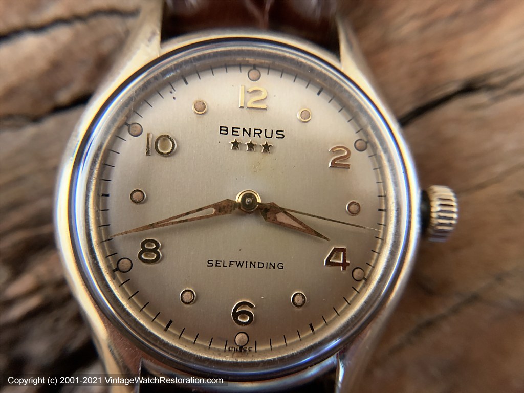 Benrus 3 Gold Star Perfect Dial Self-Winding , Automatic, 30.5mm