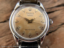 Load image into Gallery viewer, Benrus 3-Gold Star, Warm Light Mustard Patina Dial, Automatic, 32mm
