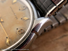 Load image into Gallery viewer, Benrus 3-Gold Star, Warm Light Mustard Patina Dial, Automatic, 32mm
