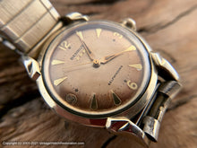 Load image into Gallery viewer, Benrus  3-Star Magnificent Copper Patina Dial in Bold Case with Turned Lugs, Automatic, 32.5mm
