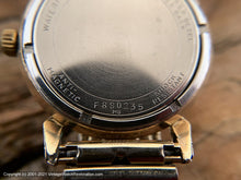 Load image into Gallery viewer, Bulova 1969 Bold Roman Numerals and Date, Manual, 33.5mm
