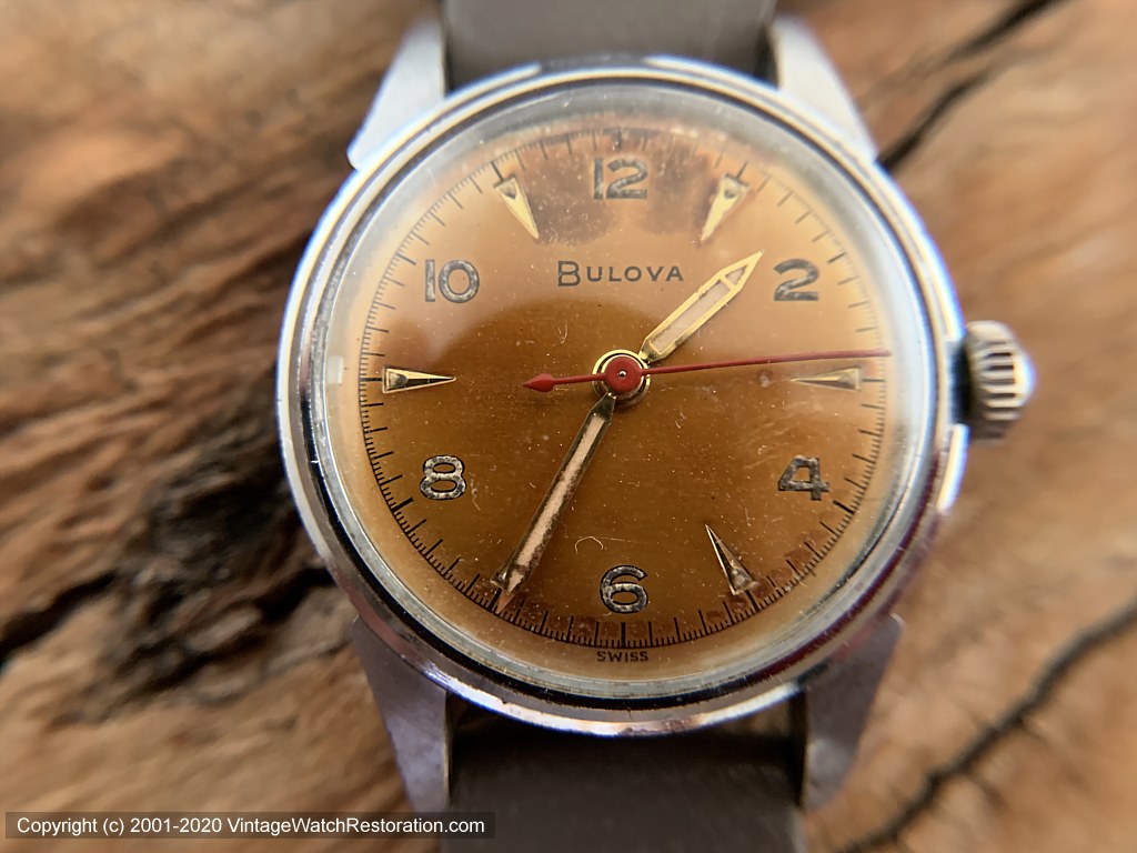 Bulova Aged Copper Dial, Manual, 30.5mm