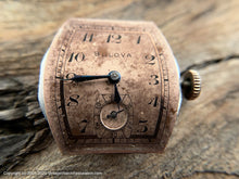 Load image into Gallery viewer, Bulova Tonneau Case Copper Patina Dial, Manual, 26x38mm
