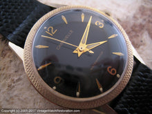 Load image into Gallery viewer, Caravelle (Bulova) All Original Black Dial Spendor - Signed 5X, Manual, 33.5mm
