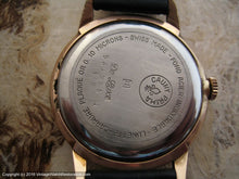 Load image into Gallery viewer, Cauny Prima Rose Gold with Art Deco Style Numbers, Manual, Huge 36mm
