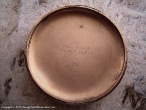 Charles Nicolet Tramelan Brownish-Copper Chrono Dial, Manual, Huge 37mm