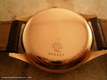 Load image into Gallery viewer, Original 18K Rose Gold Chronograph Suisse, Manual, Very Large 37mm
