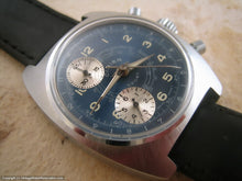 Load image into Gallery viewer, NOS Cimier Blue Dial Budget Chrono, Manual, Massive 38mm

