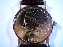 Load image into Gallery viewer, Corum Rare $10 Indian Head Gold Coin, Manual, 29mm
