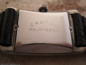 Croton "Aquamedico" with Dark Amber Dial, Manual, 24x36.5mm