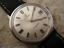 Load image into Gallery viewer, Near mint Cyma &#39;Navystar&#39; Silver Dial with Date, Automatic, Large 35mm
