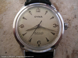 Cyma Watersport Original Dial Bumper Automatic, Automatic, Large 34mm