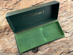 Cortebert 'Youngster' Silver Dial with Squared off Markers and Hands, with Original Box, Manual, 34.5mm