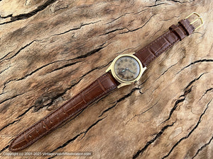 Croton Aquamatic with Wondrous Copper Patina and White Outer Band, Automatic, 29mm