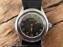 Load image into Gallery viewer, Croton &#39;Aquamatic&#39; Two Tone Black &amp; White Dial Military Era, Automatic, 29.5mm
