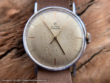 Load image into Gallery viewer, Cyma Tavannes Light Mustard Dial with Fine Gold Hour Markers, Manual, 34mm
