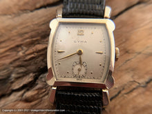 Load image into Gallery viewer, Cyma Ivory Dial with Art Deco Tonneau Case, 25x38.5mm
