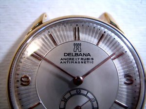 Delbana Sunburst Textured Dial, Manual, Very Large 37mm