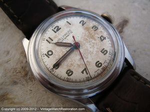 Delaware (Rodana) Patina Dial with Second Tick Markers, Automatic, 33.5mm