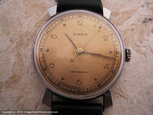 Wonderful Copper Dial Diwen in a , Manual, Large 35mm