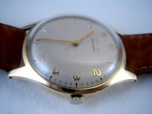 Doxa 14K Gold Calatrava Style, Manual, Large 35mm