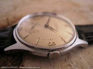 Doxa Military Caliber 942 with Original Champagne Dial, Manual, 32mm