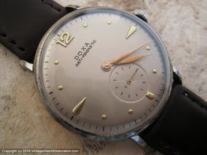 Doxa with Pearl Gray Dial, Manual, 34mm