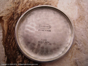 1940s Era Doxa Antimagnetic Original Cream Dial, Manual, Large 35.5mm