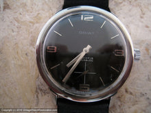 Load image into Gallery viewer, Driat (Wehrmachtswerk Movement) in Black Civilian Dial, Manual, Large 35.5mm
