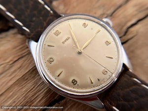 Doxa in Large Case with Light 'Creme Brulee' Aged Dial, Manual, 38mm