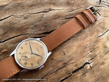 Load image into Gallery viewer, Doxa Antimagnetique with Handsome Rusty-Amber Patina, Manual, Large 33.5mm
