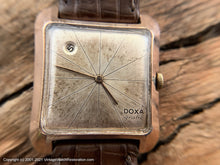 Load image into Gallery viewer, Doxa &#39;Grafic&#39; Date at Top Left of Starburst Dial, Manual,  31x36mm
