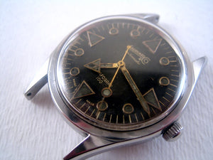 Rare Exquisite Early Eberhard Automatic Military Divers, Automatic, Large 36mm