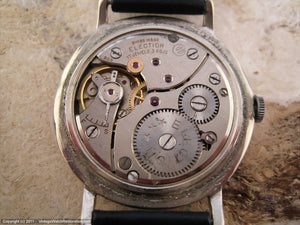Election with Dove Gray Dial and Sun Burst Design, Manual, Huge 37.5mm