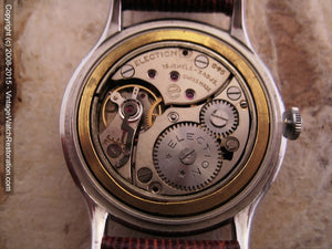 Election Grand Prix with Aged Dove Gray Dial, Manual, Large 35mm
