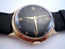 Load image into Gallery viewer, Elgin Black Dial Splendor, Automatic, Large 34mm
