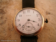 Load image into Gallery viewer, Original Early Elgin Porcelain Dial, Manual, 34mm
