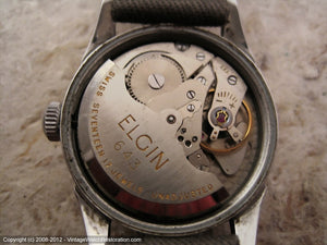 Swiss made Elgin Military Dura Power Shockmaster, Automatic, 29mm