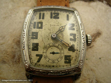 Load image into Gallery viewer, Elgin, Large Tonneau Case, Original Dial and Box, 29x37mm
