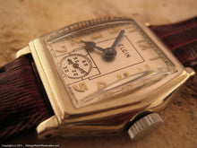 Load image into Gallery viewer, Elgin Silver Dial with Deco Style Case, Manual, 29x37.5mm
