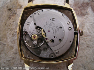 Elgin 'TV Style' Case with Date at 4:30, Manual, 31x31mm