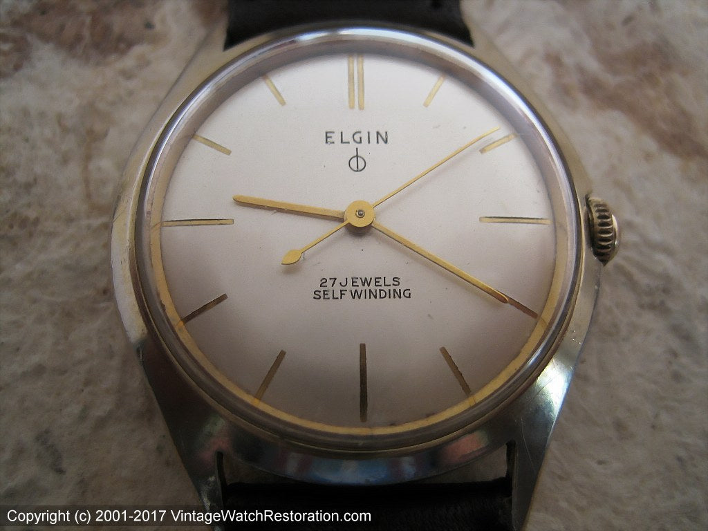 Elgin Super Clean 27 Jewel Self-Winding, Automatic, 32mm